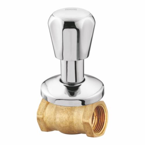 Flush Cock 25mm Half Turn (Brass)
